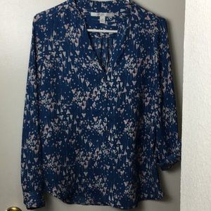 Lauren Conrad Patterned Blue